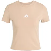 Koszulki i topy damskie - Koszulka adidas Essentials 3-Stripes Slim Baby W JX7588 - miniaturka - grafika 1
