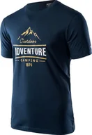 Koszulki męskie - Hi-Tec KOSZULKA LORE DRESS BLUES XL - miniaturka - grafika 1