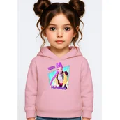 Bluzy dla dziewczynek - BLUZA DZIECIĘCA HUNTRIX RUMI KPOP 146-152 Z KAPTUREM BAWEŁNIANA JAKOŚĆ - miniaturka - grafika 1