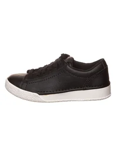 Clarks Skórzane sneakersy w kolorze czarnym - Trampki damskie - miniaturka - grafika 1