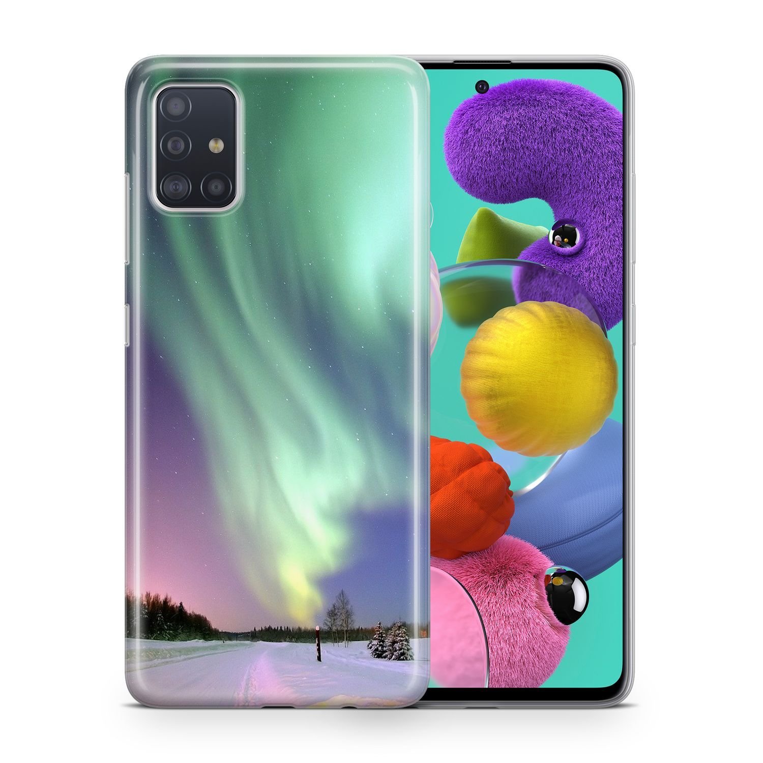 Etui na telefon komórkowy Pokrowiec ochronny na Samsung Galaxy S9 Etui Pokrowiec Torba Zderzak TPU, Model: Samsung Galaxy S9, Wybierz motyw: Zorza polarna