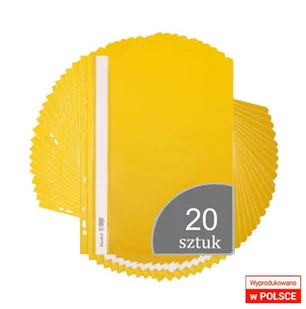 Biurfol SKOROSZYT TWARDY ZAWIESZANY A4 ŻÓŁTY /20/ - Teczki i skoroszyty - miniaturka - grafika 2