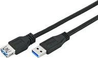 Kable USB - Kabel USB OEM USB-A - USB-A 1.8 m Czarny 93998 - miniaturka - grafika 1
