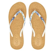 Klapki i japonki damskie - Japonki Roxy ARJL101004 Biały - miniaturka - grafika 1