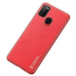 Dux Ducis Yolo eleganckie etui pokrowiec ze skóry ekologicznej Samsung Galaxy M30s czerwony - Etui i futerały do telefonów - miniaturka - grafika 4