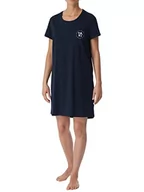 Koszulki i topy damskie - Schiesser Damska Koszulka z Rękawem 1/2, 85 Cm Koszula Nocna, Ciemnoniebieska, 34, Granatowy - miniaturka - grafika 1