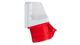 PCE Gniazdo siłowe zasilające stałe IP44 16A 400V 3P+Z+N mała obudowa 115-6k - Gniazdka elektryczne - miniaturka - grafika 2