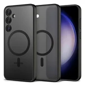 Etui i futerały do telefonów - Etui TECH-PROTECT Magmat MagSafe do Samsung Galaxy S24+ Czarny - miniaturka - grafika 1