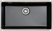 Zlewozmywaki - Zlewozmywak ceramiczny SONRA LAGOS 700-U BLACK (70 czarny mat) - miniaturka - grafika 1