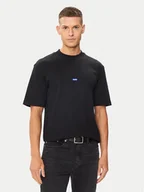 Koszulki męskie - Hugo T-Shirt Nieros 50509991 Czarny Regular Fit - miniaturka - grafika 1