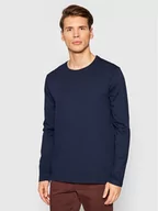Bluzy męskie - United Colors Of Benetton Longsleeve 3U53J1F05 Granatowy Relaxed Fit - miniaturka - grafika 1