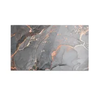 Deski do krojenia - Szklana deska kuchenna HOMEPRINT Czarny marmur dekoracyjny 60x52 cm - miniaturka - grafika 1