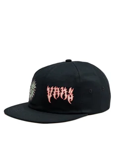 Vans Czapka z daszkiem Sunface Jockey VN000GKABLK1 Czarny - Czapki męskie - miniaturka - grafika 1