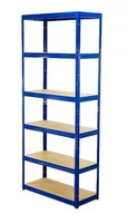Szafy i regały magazynowe - Regał Helios magazynowy metalowy HNN_196X090X50_6_350 ilość półek 6 nośność 350 kg / Wamar-Sosenka - miniaturka - grafika 1