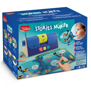Magnetofon Bajkomat Creativ 907078 MAPED - Przybory szkolne - miniaturka - grafika 1