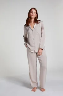 Hunkemöller Spodnie z satyny Beżowy - Bielizna nocna - miniaturka - grafika 1
