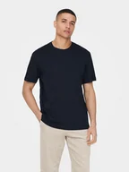Koszulki męskie - Only & Sons T-Shirt 22025208 Granatowy Regular Fit - miniaturka - grafika 1