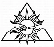 Dekoracje domu - Dekoracja Ścienna Loft Fresk Palce Adama Boga V112 - miniaturka - grafika 1