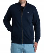 Bluzy męskie - Bluza Wrangler FUNNEL NECK ZIP 112350547 Navy XXL - miniaturka - grafika 1