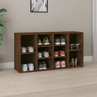 Wieszaki i stojaki - Vidaxl Ławka Z Miejscem Na Buty, Brązowy Dąb, 103X30X54,5 Cm - miniaturka - grafika 1