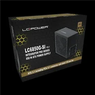 Zasilacze komputerowe - Netzteil ATX 3.1 LC-Power 850W/135mm 80+ Gold zertifiziert Voll Modular PCIe 5.1 Retail - miniaturka - grafika 1