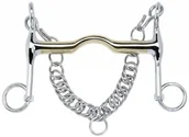 Akcesoria jeździeckie - BUSSE Munsztuk pełny z kauganu 16 mm - miniaturka - grafika 1