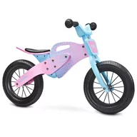 Rowerki biegowe - Caretero by Toyz Enduro 0234 różowo niebieski - miniaturka - grafika 1