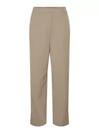 Spodnie damskie - YAS Yaslikka Hw Wide Pants S. Noos spodnie damskie, Nomad, S - miniaturka - grafika 1