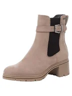 Kozaki damskie - Tamaris Damskie buty 1-25462-43, modne kozaki, szarobrązowe (taupe), 36 EU, szarobrązowy, 36 EU - miniaturka - grafika 1