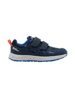Buty dla chłopców - Jack Wolfskin Woodland 2 Texapore Low Vc K, Trampki dziecięce Unisex, Noc niebieski, 27 EU - miniaturka - grafika 1