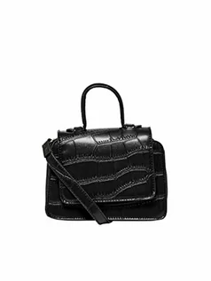 Torebki damskie - ONLY Womens ONLPETRA Croco PU Bag torebka podręczna, czarna - grafika 1