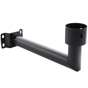 UCHWYT do Lampy ulicznej SOLARNEJ 40CM RURA Ø75 mm Czarny - Lampy ogrodowe - miniaturka - grafika 1