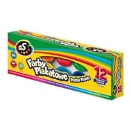 Przybory szkolne - Astra Farby Plakatowe 12 kolorów 20 ml - miniaturka - grafika 1