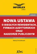 Prawo - Nowa ustawa o biegłych rewidentach firmach audytorskich oraz nadzorze publicznym Maciej Chorostkowski - miniaturka - grafika 1