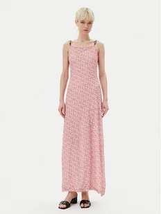 Karl Lagerfeld Jeans Sukienka letnia A2W13029 Różowy Regular Fit - Sukienki - miniaturka - grafika 1