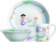 Miseczki i talerzyki dla dzieci - Leonardo Zestaw 3cz naczyń dla dzieci morze BAMBINI AVVENTURA - Leonardo - miniaturka - grafika 1