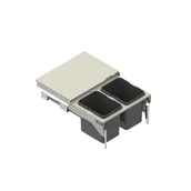 Kosze na śmieci - Szuflada SEGREGO płytka z 2 pojemn. na odpady do "60" REJS - miniaturka - grafika 1