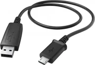 Kable USB - Hama microUSB 0.6m czarny - miniaturka - grafika 1