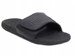 KLAPKI PUMA COOL CAT lato 389111-02 czarne na rzep sportowe 39 - Moda i Uroda OUTLET - miniaturka - grafika 1