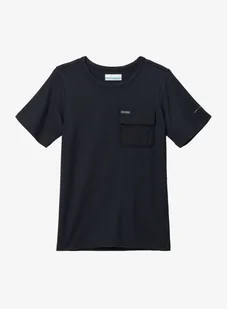 Koszulka chłopięca Columbia Washed Out Utility Shirt - black - Koszulki i topy damskie - miniaturka - grafika 1