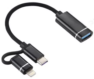 ADAPTER OTG 2w1 USB C LIGHTNING USB 3.0 - Kable - miniaturka - grafika 1