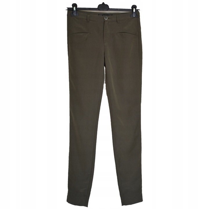 Spodnie Damskie Materiałowe Khaki Rozmiar M *Zara*