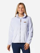 Bluzy damskie - Bluza damska rozpinana streetwear Columbia Fire Side II Sherpa FZ 1819791629 XS Różowa (195981016833). Bluzy damskie streetwear - miniaturka - grafika 1