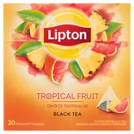 Herbata - Lipton LIP.TROPICAL FRUIT PIRAMID.20T 20 TOREBEK - miniaturka - grafika 1