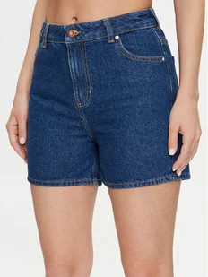 Mustang Szorty jeansowe Charlotte 1015220 Granatowy Comfort Fit - Spodenki damskie - miniaturka - grafika 1