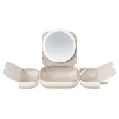 Lusterka do makijażu - AMIRO Lusterko kosmetyczne z podświetleniem LED i kosmetyczką AML115M - miniaturka - grafika 1