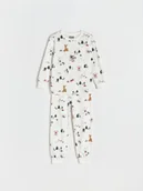 Skarpetki dla dzieci - Reserved - Dwuczęściowa piżama Muminki - złamana biel - miniaturka - grafika 1