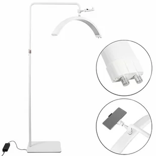 Lampa Kosmetyczna Mitoya Led Moon Light 3000-6000K Na Statywie [Biała] - Lampy błyskowe - miniaturka - grafika 1