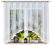 Firany - Firana żakardowa BAKARO 320x160cm (gotowa) z łukiem - miniaturka - grafika 1