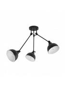 Lampy sufitowe - TK Lighting LAMPA SUFITOWA TECHNO NEW CZARNY 2581 - 2581 - miniaturka - grafika 1